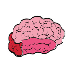 Human brain symbol