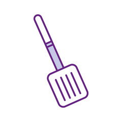 spatula cutlery isolated icon vector illustration design