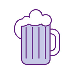 beer jar isolated icon vector illustration design