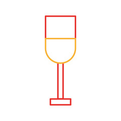 wine cup isolated icon vector illustration design