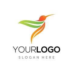 Bird logo vector