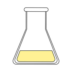 Chemistry flask symbol