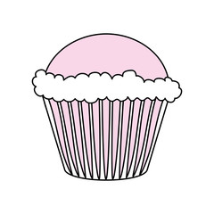 Sweet cupcake dessert