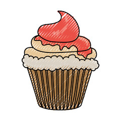 Sweet cupcake dessert