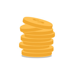 Coins stack icon.