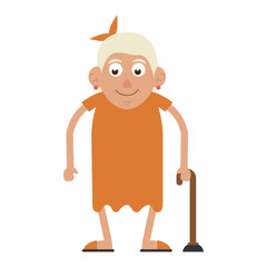 cute elderly person icon image