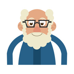 cute elderly person icon image