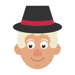 cute elderly person icon image