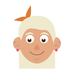 cute elderly person icon image