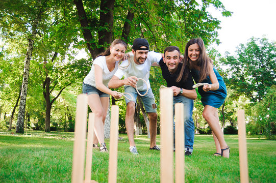 Outdoor Games - Ring Toss.