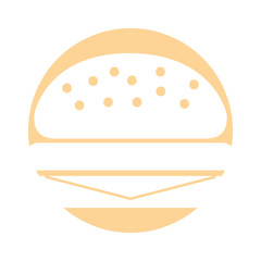 delicious burger isolated icon vector illustration design