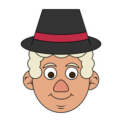 cute elderly person icon image