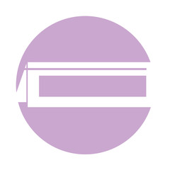 Restaurant reservation notice icon vector illustration design