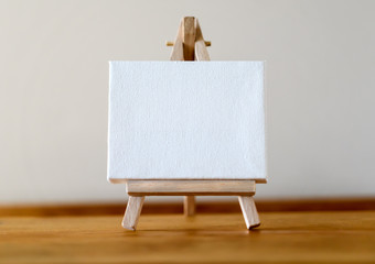 Blank Canvas on Easel