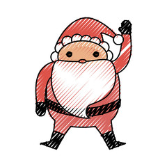 Cute santa claus cartoon