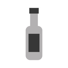 wine bottle isolated icon vector illustration design