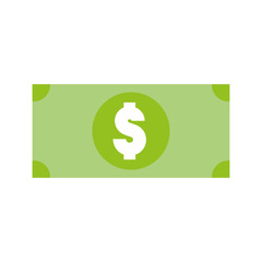 bills dollars isolated icon vector illustration design
