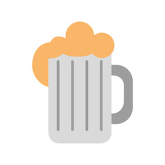 beer jar isolated icon vector illustration design