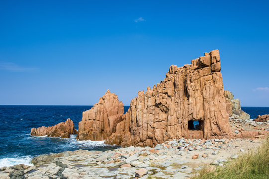 Beach of Rocce Rosse, Arbatax, Sardinia, Mediterranean
