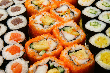 california maki sushi - japanese food