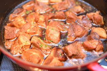 beer stewed pork