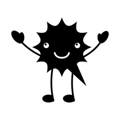 speech bubble kawaii character vector illustration design