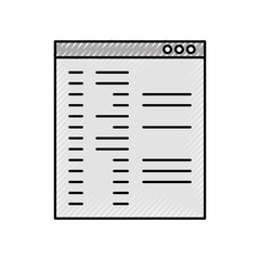 template computer isolated icon vector illustration design