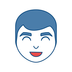 cartoon man icon