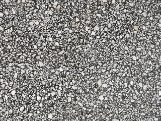 Terrazzo-Boden schwarz - weiß