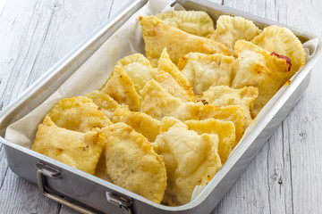 Panzerotti from Puglia Italy