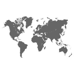 Fototapeta na wymiar Vector world map