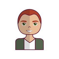 cartoon man icon