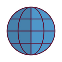 Obraz premium global sphere icon