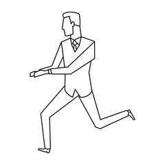 businessman successful gesturing pointing something