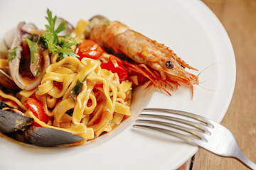 seafood pasta