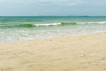 Sea shore in Sihanoukville beach