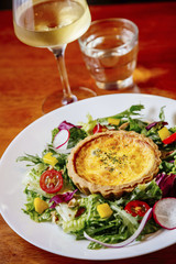 French Smoked salmon pie