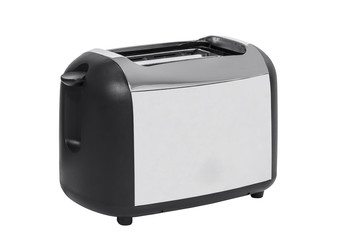 Common toaster isolated on white.  