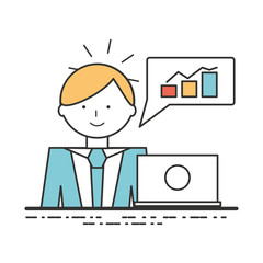 business man with important documents of the company