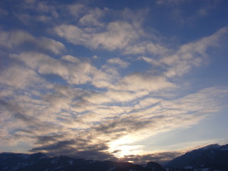 Obraz premium Schäfchenwolken