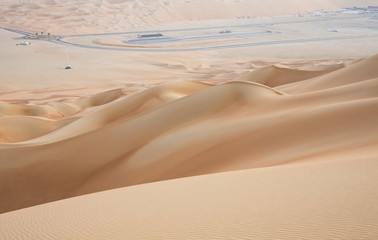 Rub al Khali Desert at the Empty Quarter, in Abu Dhabi, UAE