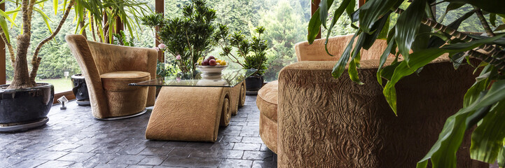 Plants in house design