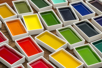 traditional Japanese watercolor paints