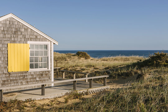 Cape Cod Cottage in Autumn