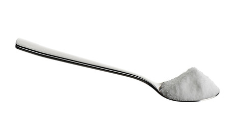 Spoon Full of Salt Isolated