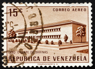 Postage stamp Venezuela 1957 O'Leary School, Barinas
