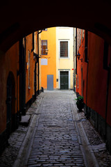 Old gateway in Stockholm