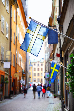 Old street in Stockholm