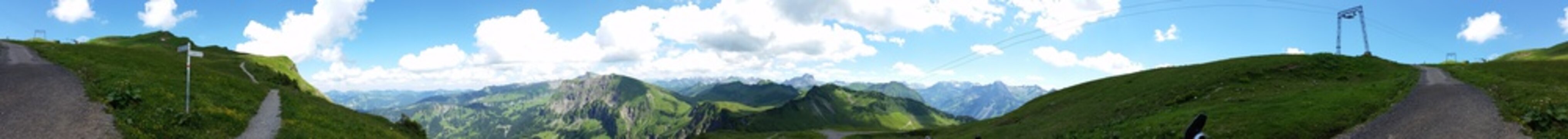 Paysage 360&deg; alpes autrichiennes