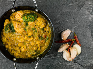 Keralan Chicken Curry In Coconut Sauce and Vegetables © Martin Lee